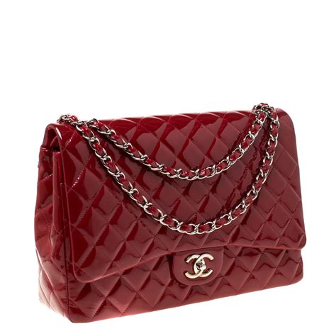 chanel classic bag red|chanel classic shopping bag.